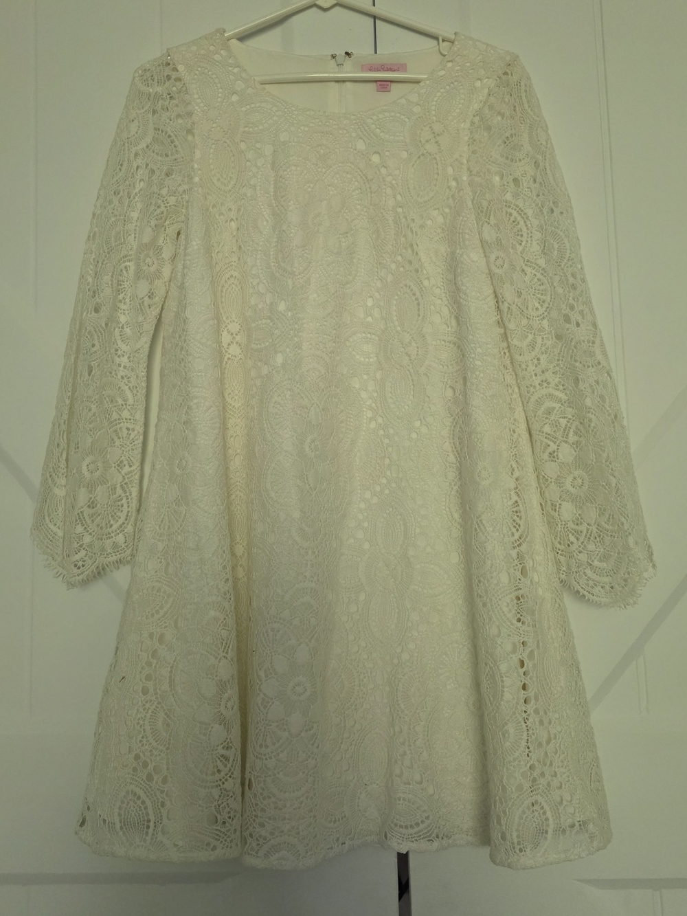 Lilly Pulitzer Cream Lace A-Line Dress